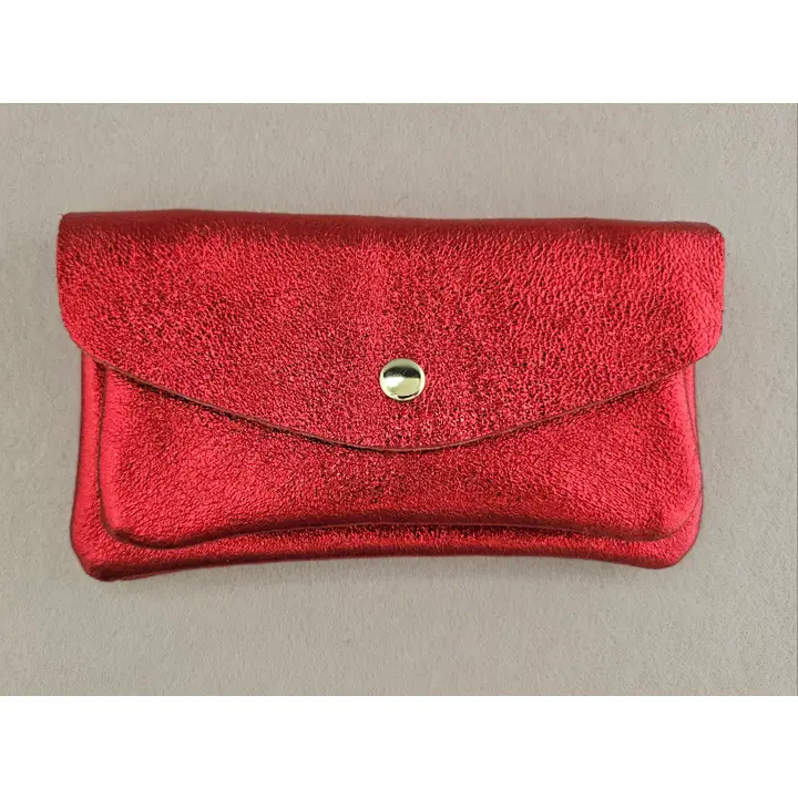 Metallic Leather Wallet - Colours assorted - Image 12