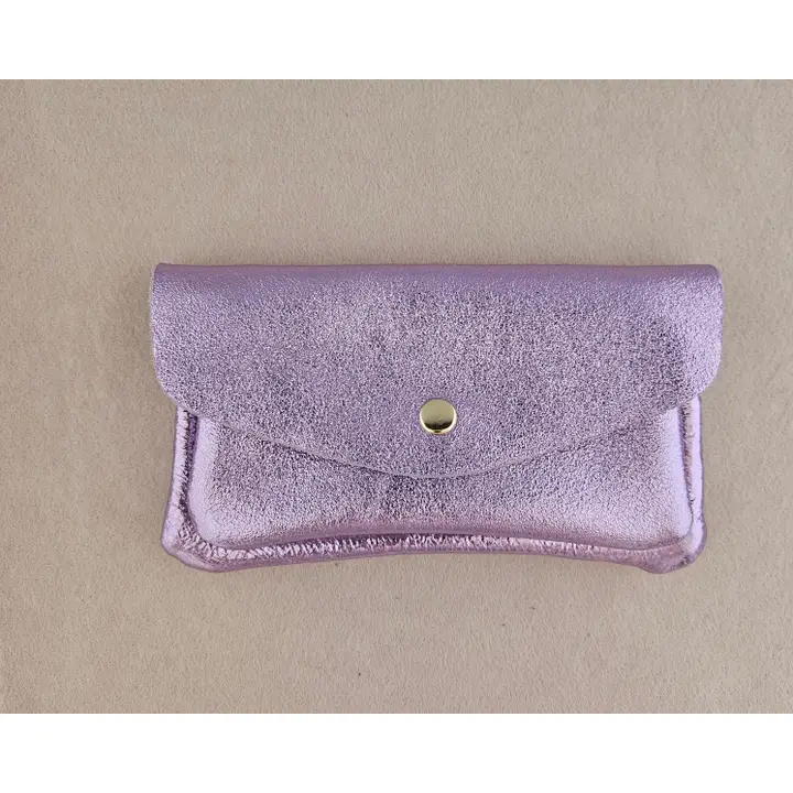 Metallic Leather Wallet - Colours assorted - Image 13